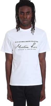Martine Rose T-shirt In White Cotton