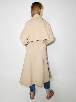 Tom Wood Double-Breasted Belted Trench Coat