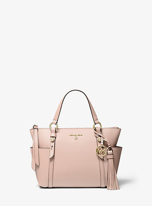 white and pink mk purse
