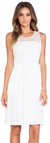 Thumbnail for your product : Catherine Malandrino Geri Racerback Fit & Flare Lace Dress
