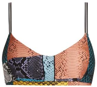 The Upside Patched Python-print performance bra