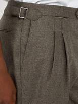 Thumbnail for your product : Thom Sweeney - Brook Slim Leg Wool Trousers - Mens - Brown