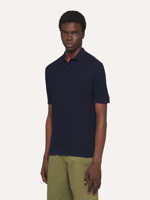 Ballantyne Knitted Polo With Pattern
