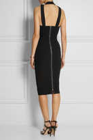 Thumbnail for your product : Victoria Beckham Cutout silk and wool-blend dress