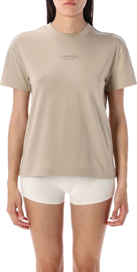 Essentials Metallized Logo Classic-Fit T-Shirt