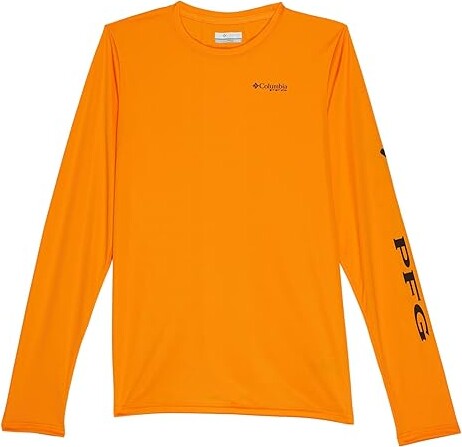 Outerstuff Carter Hart Philadelphia Flyers Youth Authentic Stack Long Sleeve Name & Number T-Shirt - Orange