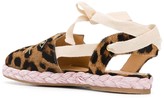 Thumbnail for your product : Charlotte Olympia Kitty leopard-print espadrilles