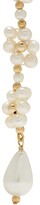 Thumbnail for your product : Eliou Veral floral pearl beaded drop earrings