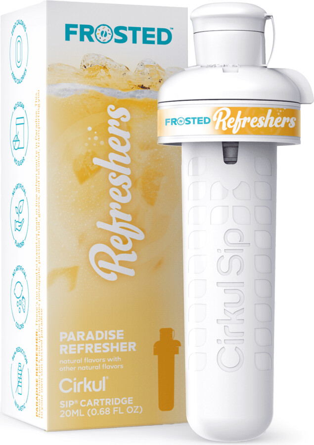 Cirkul Frosted Refreshers Paradise Refresher Flavor Cartridge, Drink Mix, 1-Pack