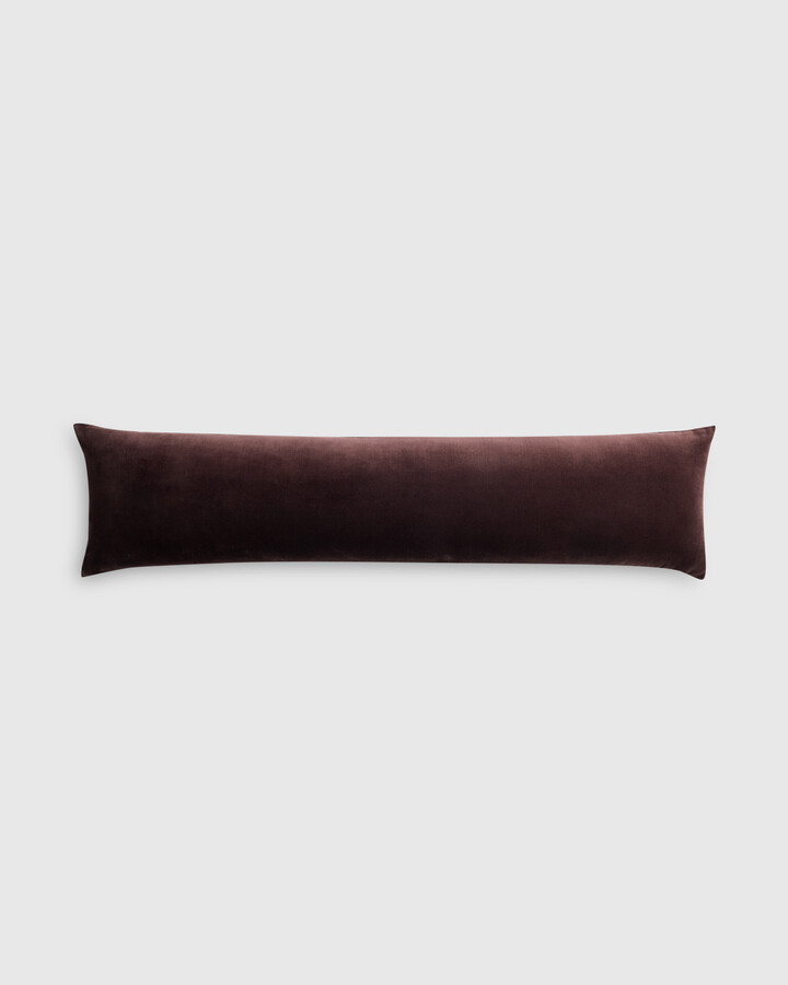Quince Cotton Velvet Oversized Lumbar Pillow Cover