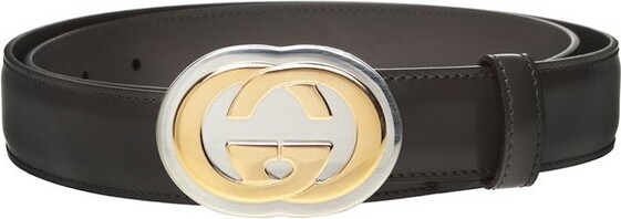 Gucci Belt With Interlocking G Buckle | ShopStyle