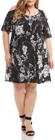 Thumbnail for your product : Karen Kane Floral-Print Cold-Shoulder Dress