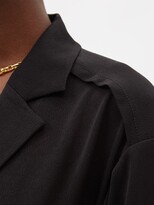 Thumbnail for your product : Proenza Schouler Hammered-crepe Shirt Dress - Black