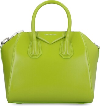 Pocket mini leather crossbody bag Givenchy Green in Leather - 22551740