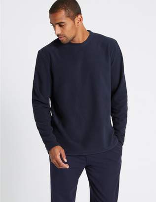 Marks and Spencer Crew Neck Fleece Top with Stormwear