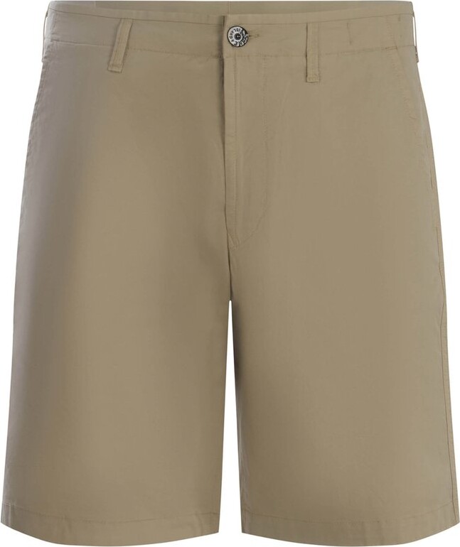 Stone Island Logo-Patch Shorts
