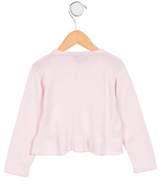 Thumbnail for your product : Oscar de la Renta Girls' Ruffle-Trimmed Knit Cardigan w/ Tags