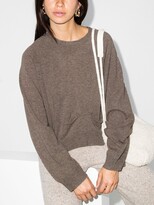 Thumbnail for your product : REMAIN Beni fine-knit ruched jumper