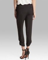 Thumbnail for your product : Halston Pants - Slouched and Tapered Silk Twill