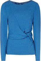 Thumbnail for your product : Reiss Ora - Knot-front Top in True Blue