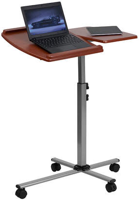 Asstd National Brand Angle and Height Adjustable Mobile Laptop ComputerTable with Top
