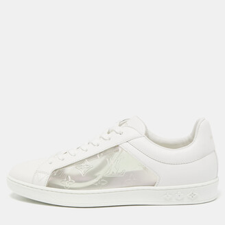 Louis Vuitton Transparent Monogram PVC Trainer Sneakers Size 42
