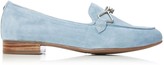 Thumbnail for your product : Moda In Pelle Ferna Light Blue Suede