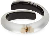 Thumbnail for your product : Alexis Bittar Crystal-Studded Lucite Hinged Wraparound Bangle