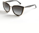 Thumbnail for your product : Dolce & Gabbana Wire Trimmed Cat-Eye Sunglasses