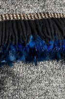 Thumbnail for your product : Marni Embellished Feather Fringe Turtleneck Sweater
