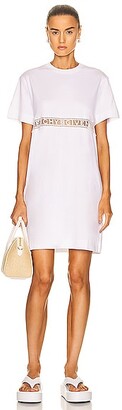 Givenchy Lace Incrustation T-Shirt Dress in White