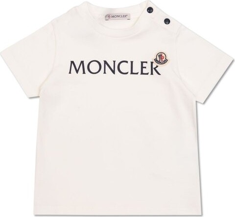 Giglio Childrens Moncler T Shirt MONCLER ホワイト Tシャツ イエロー