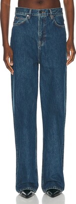 Wardrobe NYC Denim Low Rise Jeans in Blue - ShopStyle