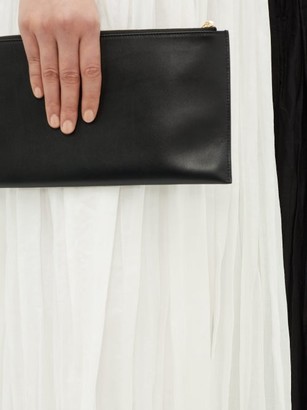 Vika Gazinskaya Draped Cotton-voile Maxi Dress - Black White