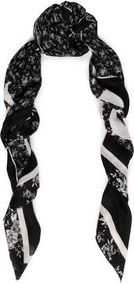 McQ Printed Cotton And Modal-blend Scarf