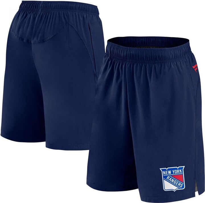 Fanatics Men's Navy New York Rangers Authentic Pro Tech Shorts