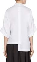 Thumbnail for your product : Simone Rocha Floral Smocked Bell Sleeves Shirt