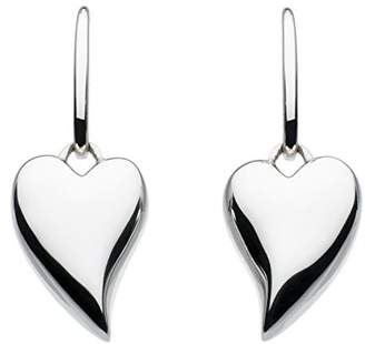 Kit Heath Sterling Silver Lustful Heart Drop Earrings
