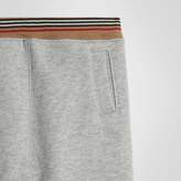 Thumbnail for your product : Burberry Icon Stripe Cotton Jersey Sweatpants