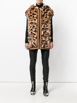 Thumbnail for your product : Dolce & Gabbana leopard print faux fur gilet