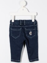 Thumbnail for your product : Chloé Children Logo Embroidered Fitted Jeans