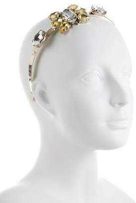 Marni Jewel-Embellished Metallic Headband