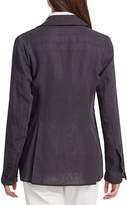 Thumbnail for your product : Brunello Cucinelli Cotton Organza Single Button Jacket