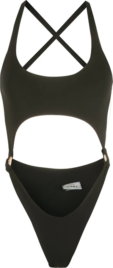 AMIR SLAMA High-Leg Swimsuit