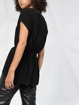 Thumbnail for your product : Rick Owens longline drawstring waist T-shirt