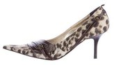 Thumbnail for your product : Just Cavalli Printed Pointed-Toe Pumps