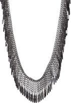 Thumbnail for your product : Saint Laurent Feather-Fringe Long Necklace-Colorless