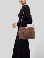 Thumbnail for your product : MICHAEL Michael Kors Embossed Leather Satchel Brown Embossed Leather Satchel