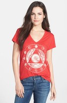 Thumbnail for your product : Lucky Brand 'Cosmic Lithograph' V-Neck