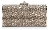 Thumbnail for your product : Judith Leiber Pave Violin Box Clutch, Silver